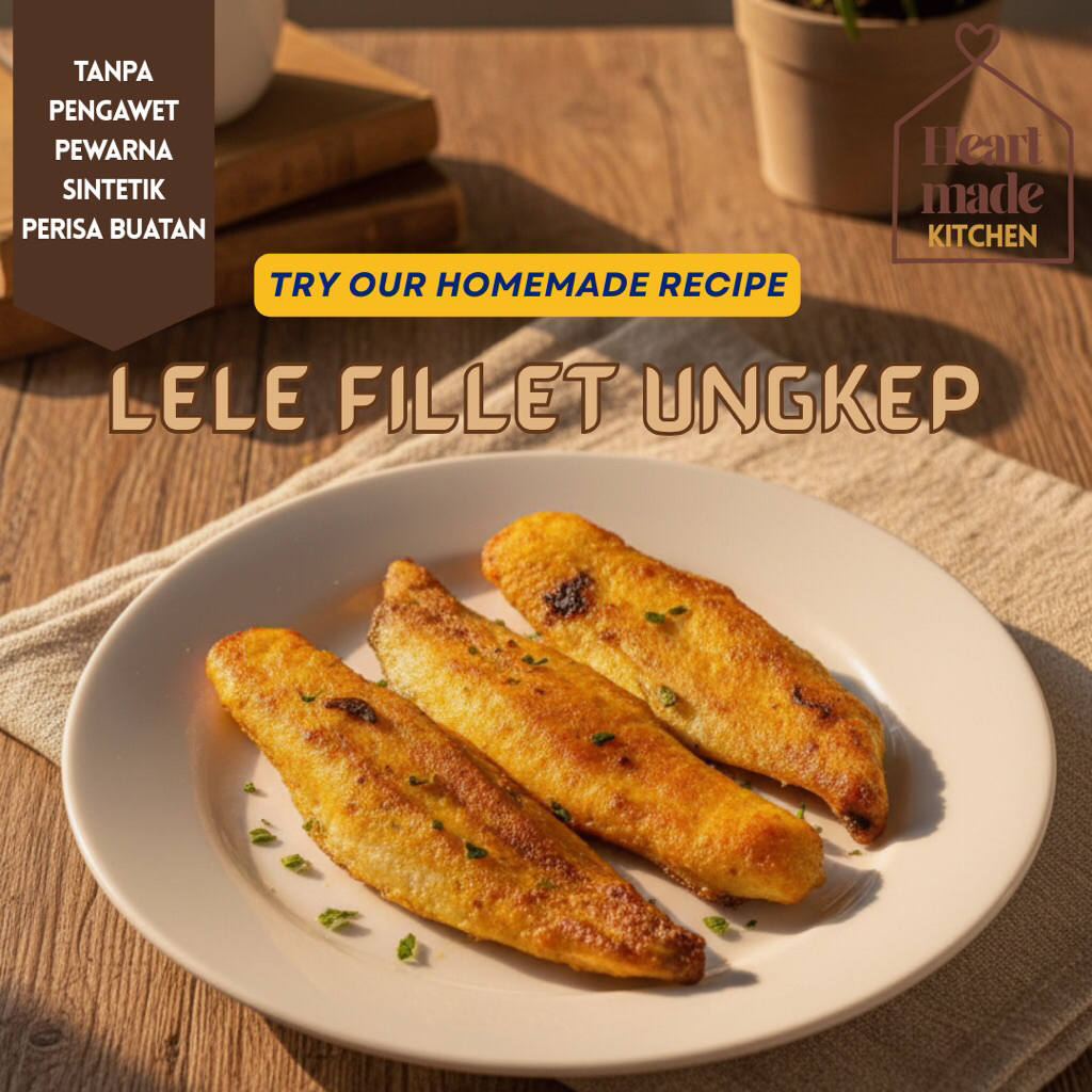 Homemade Lele Fillet Ungkep 4pcs / Frozen Food