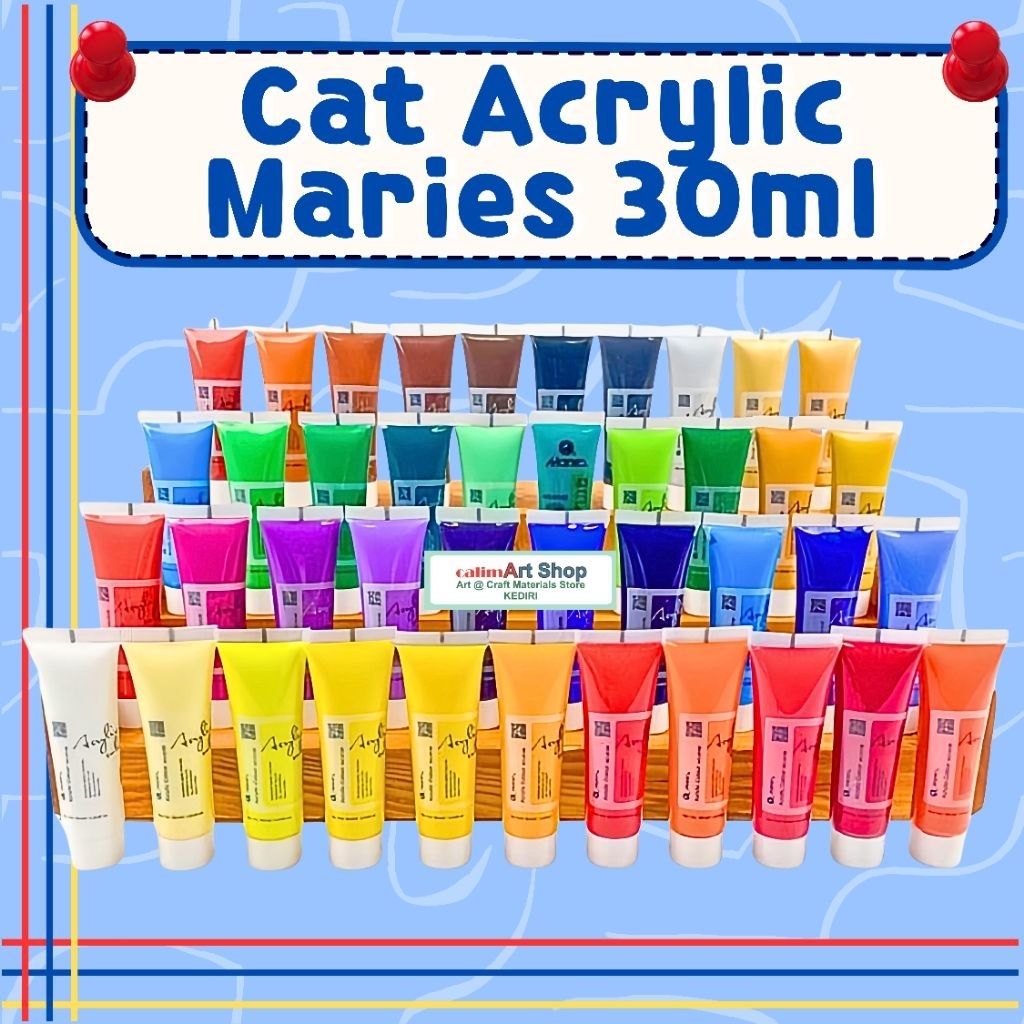 Cat Acrylic Maries 30ml / Cat Akrilik Maries