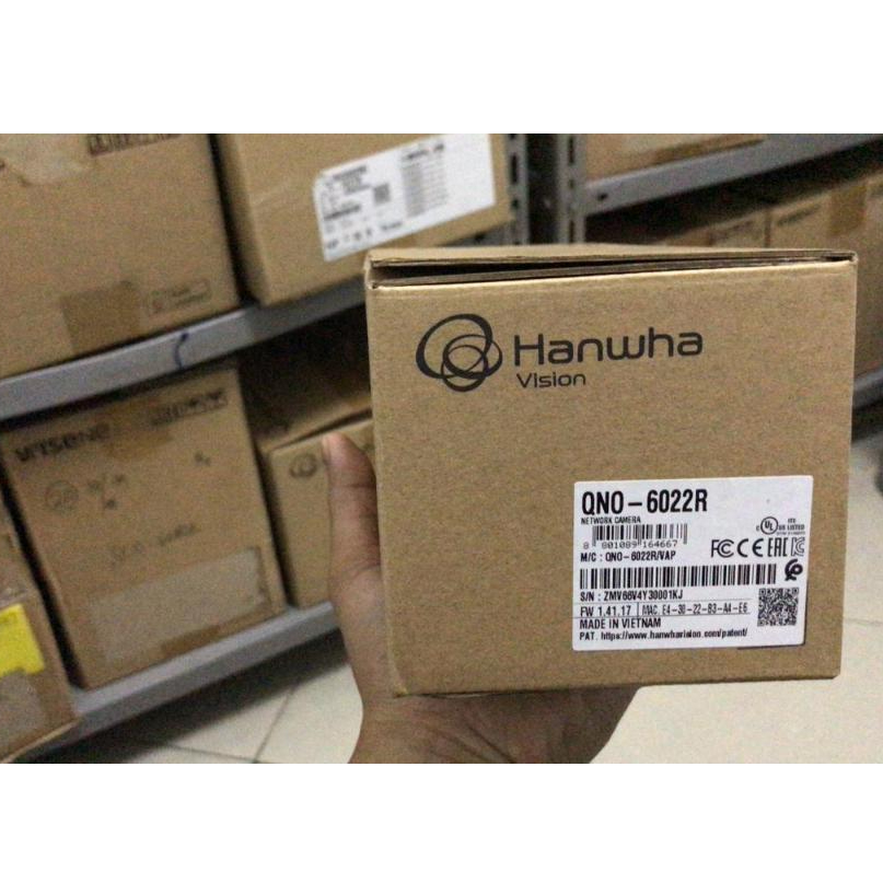 2Mp IP Kamera CCTV Infra Outdoor Bullet Lensa 4mm Samsung Wisenet Hanwha Vision QNO 6022R