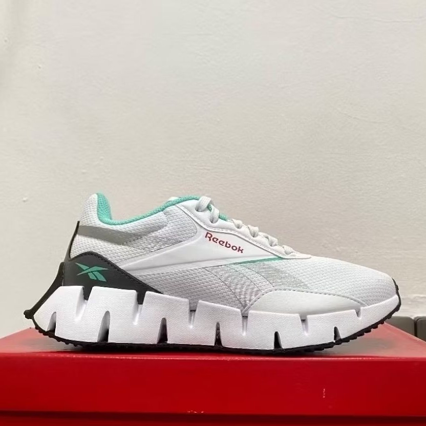 REEBOK ZIG DYNAMICA STR WOMEN'S RUNNING SHOES - WHITE TURQUOISE