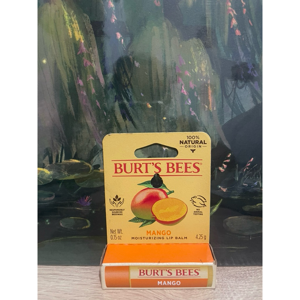Burt’s Bees Moisturizing Lip Balm Mango (Lip Balm Rasa Mangga)
