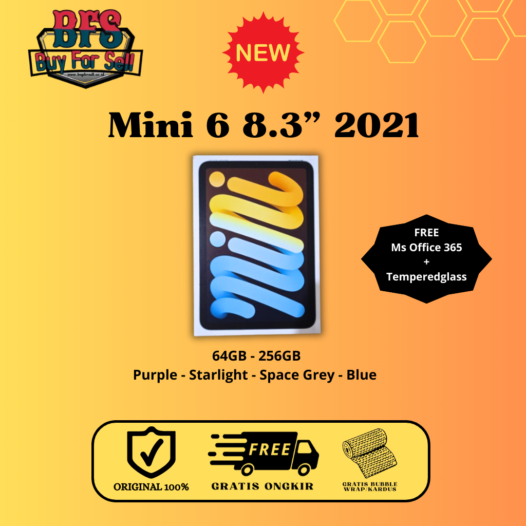 APPLE IPAD MINI 6 8.3 2021 64GB 256GB WIFI ONLY