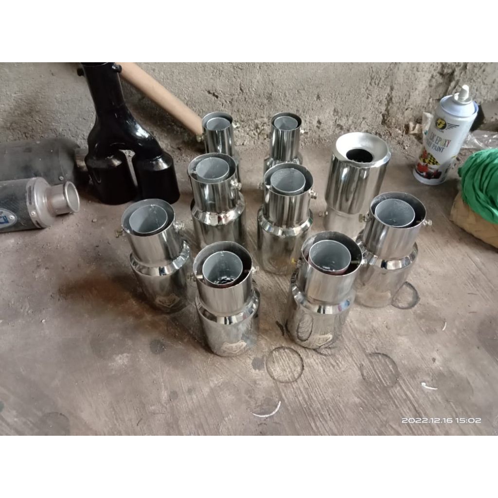 kenalpot Srigala model baut