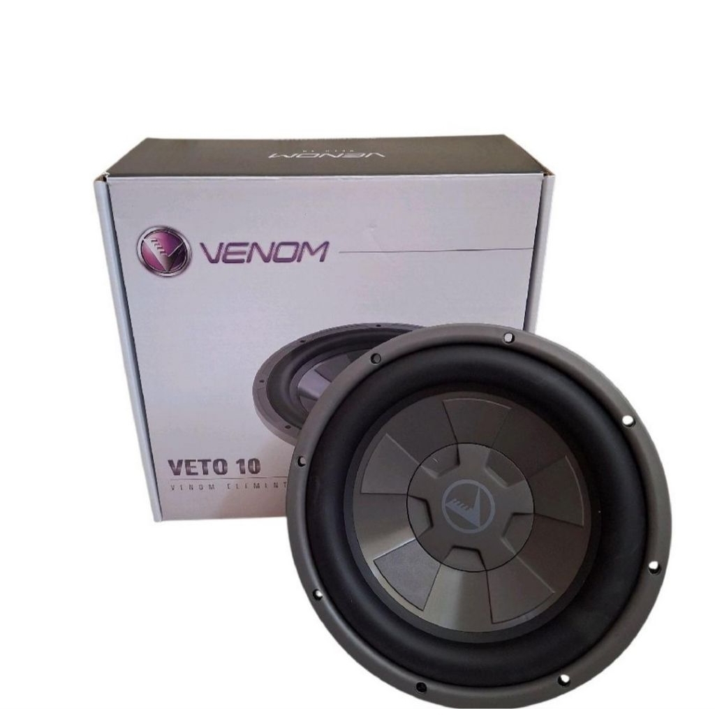 Subwoofer mobil 10 inch venom veto 10 original garansi resmi