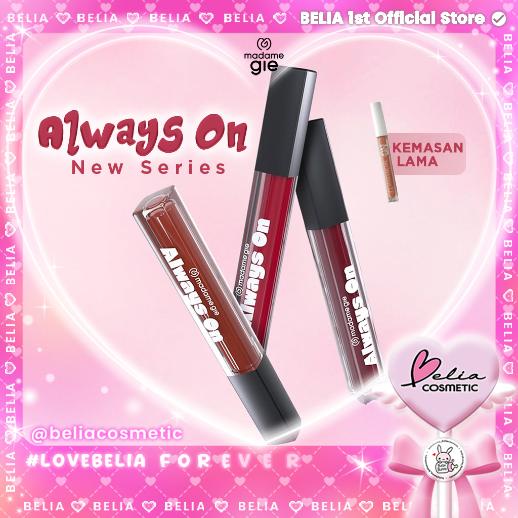 ™ BELIA ™ Madame Gie Always On Lip Cream | Lipcream lipstick lipstik Madamegie Gisella