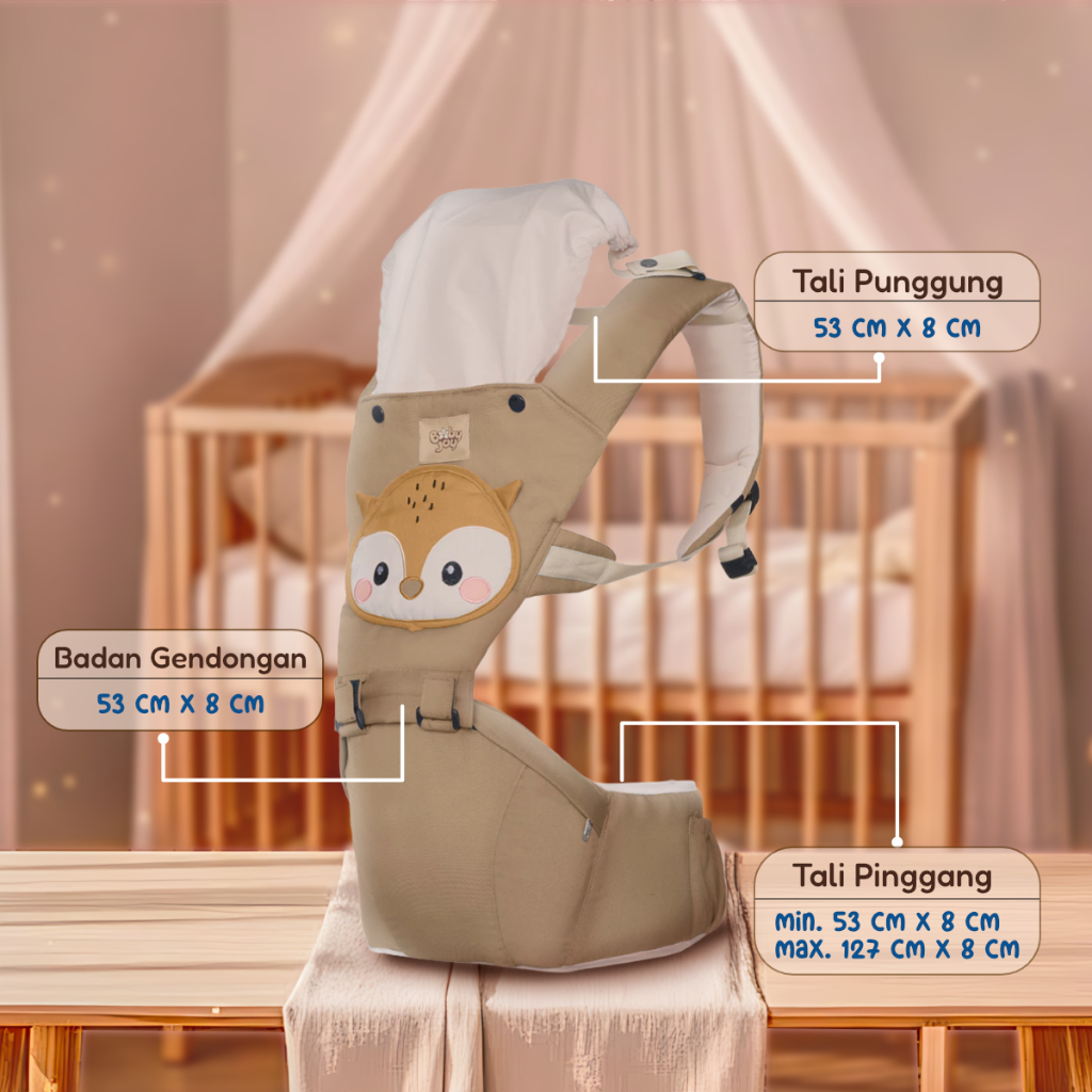 Hemat Baby Joy Moms Baby Gendongan Bayi Hipseat Hipseat Baby Carrier