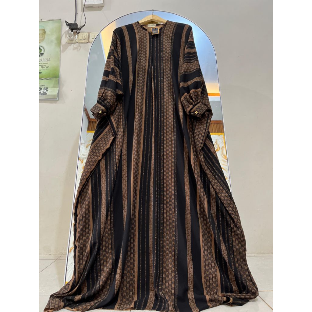 Abaya Kaftan etnik  jetblack nazwa  cosella hikmat (wear.annin)