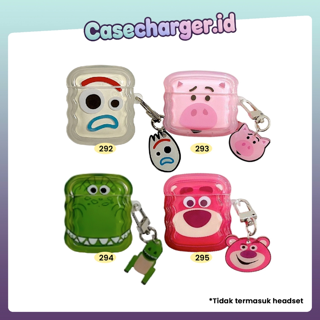 [ATP] Airpods Case Pro 1 2 3 Gen 1 2  Karakter Toy Story Series Soft Silicone
