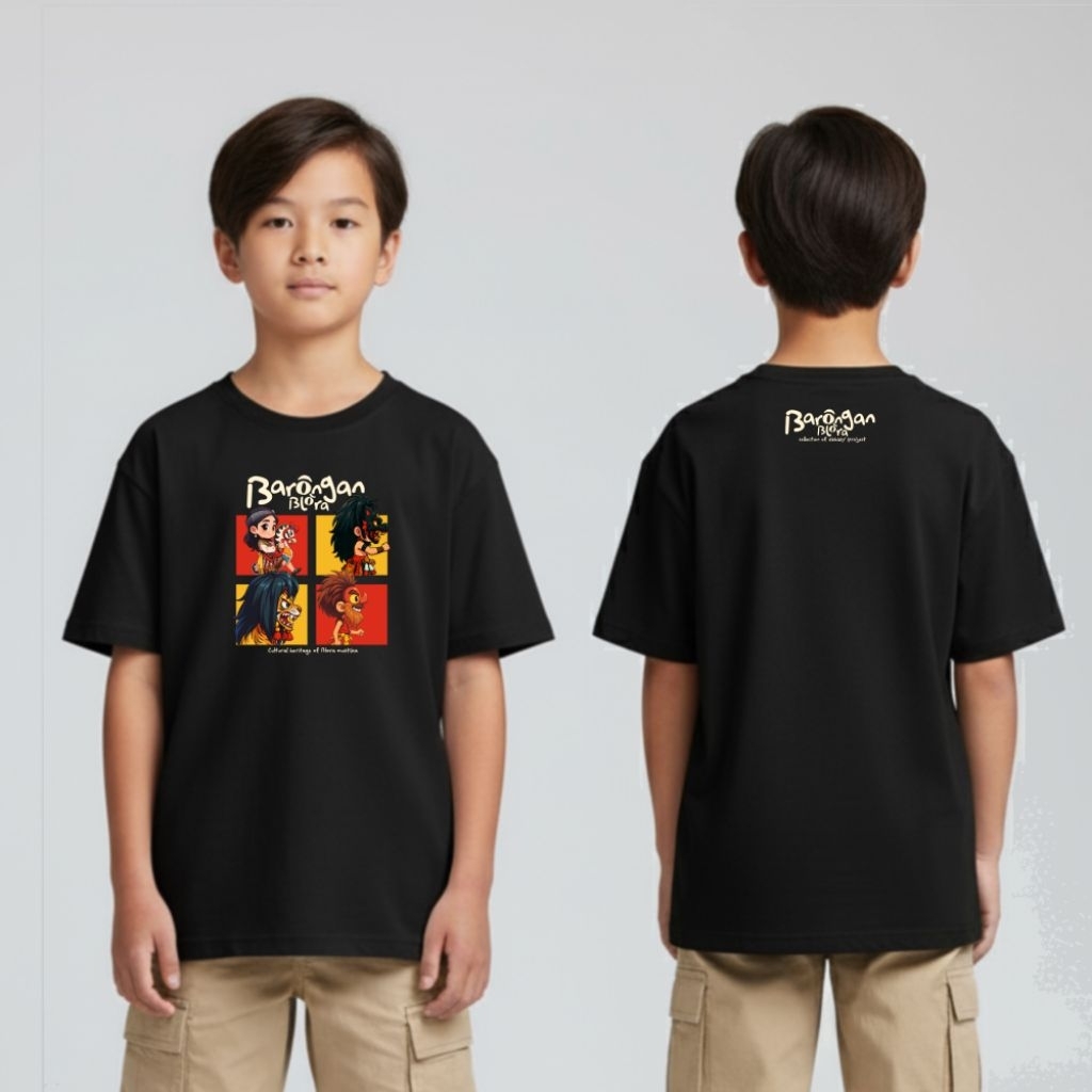 kaos barongan blora anak