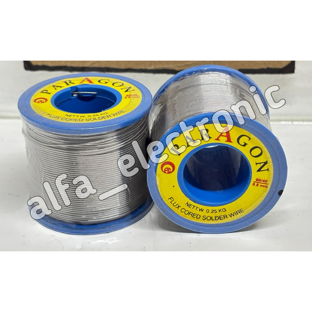 TIMAH PARAGON 0,8mm 250g GULUNGAN BESAR