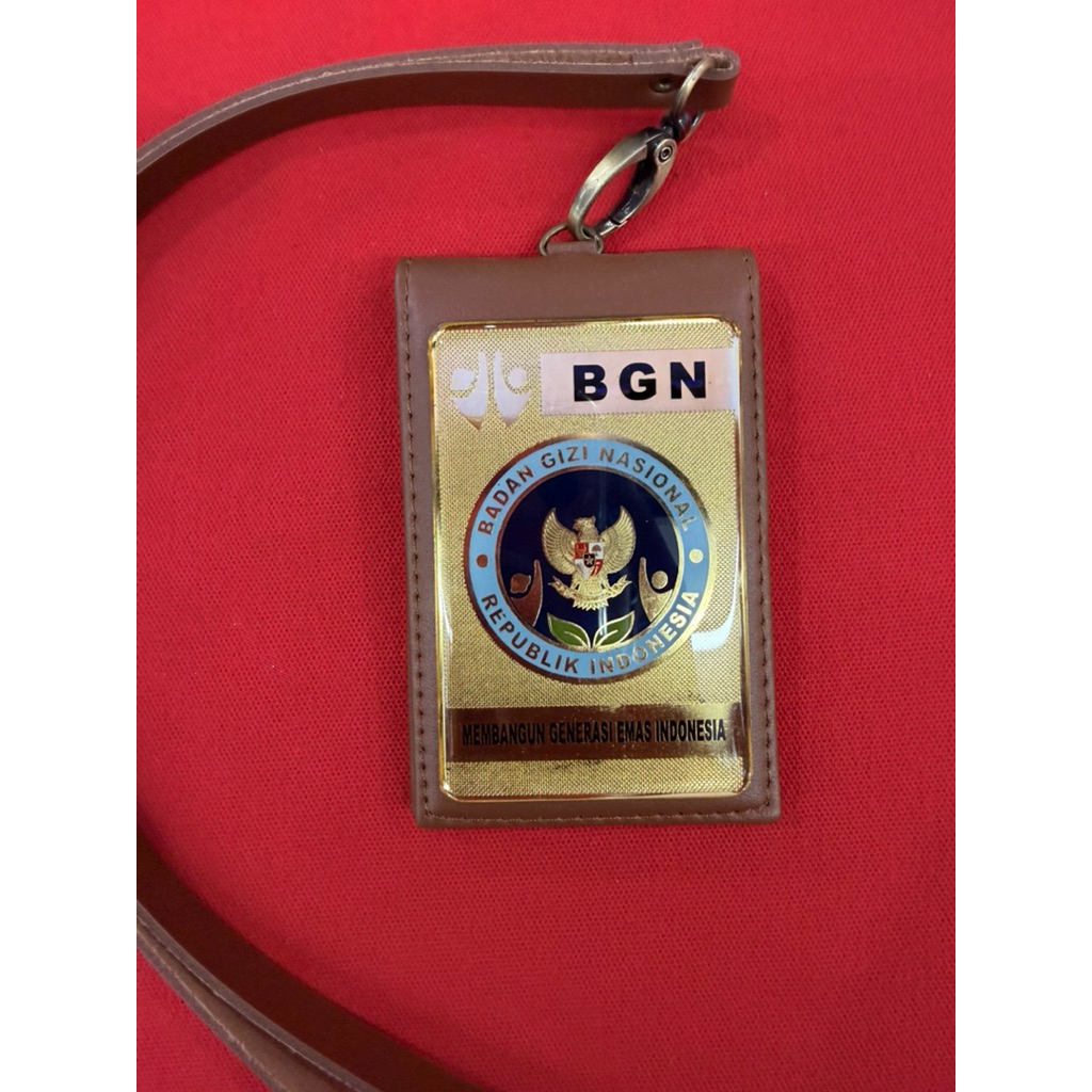 Dompet Kta Badan Gizi Nasional - Dompet kalung BGN - ID Card Kalung BGN - BADAN GIZI NASIONAL
