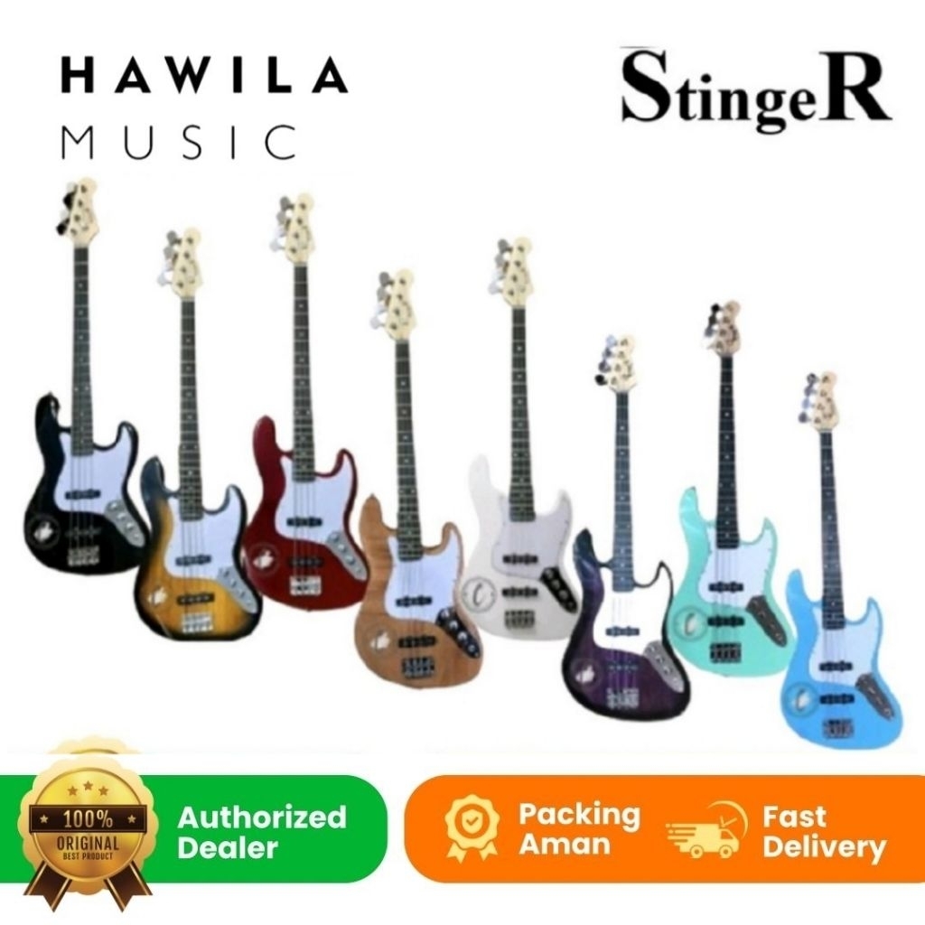 Gitar Guitar Bass Stinger SJB 580 SJB580 Gitar Stinger Bass