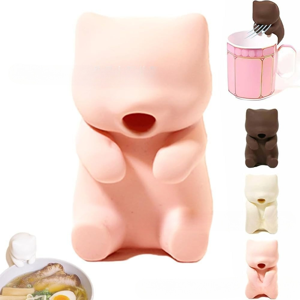 Mesin Penyiram Air Otomatis dengan Lidah Kucing Kartun, Alat Pendingin Kopi dan Teh 3 Menit, Pengeri