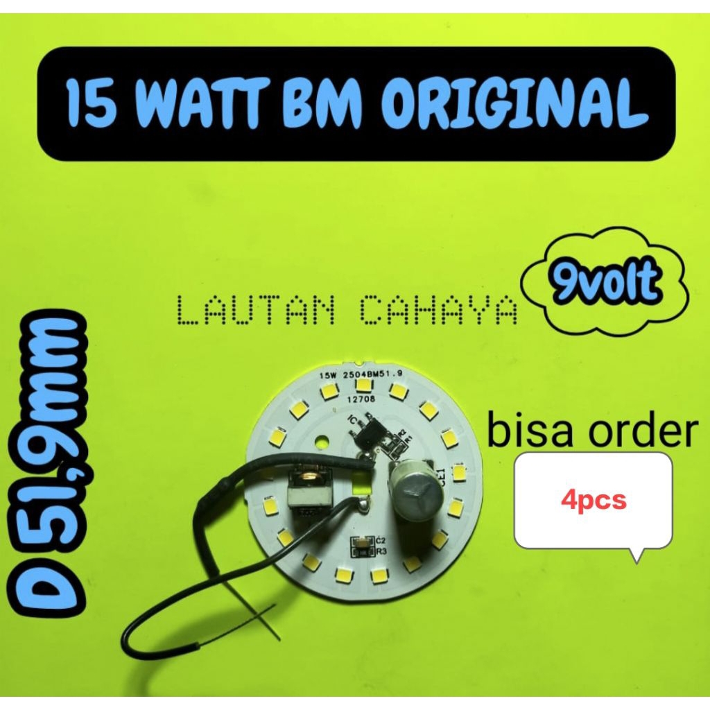 PCB LED AC BM 15 WATT / MESIN LAMPU LED