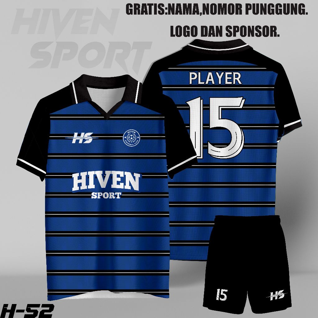 Jersey Futsal Sepakbola Jersey Futsal Retro Unisex Dry Fit