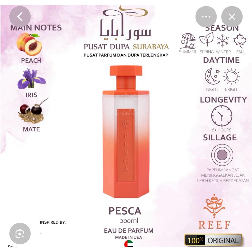 parfum reff pesca arab saudi