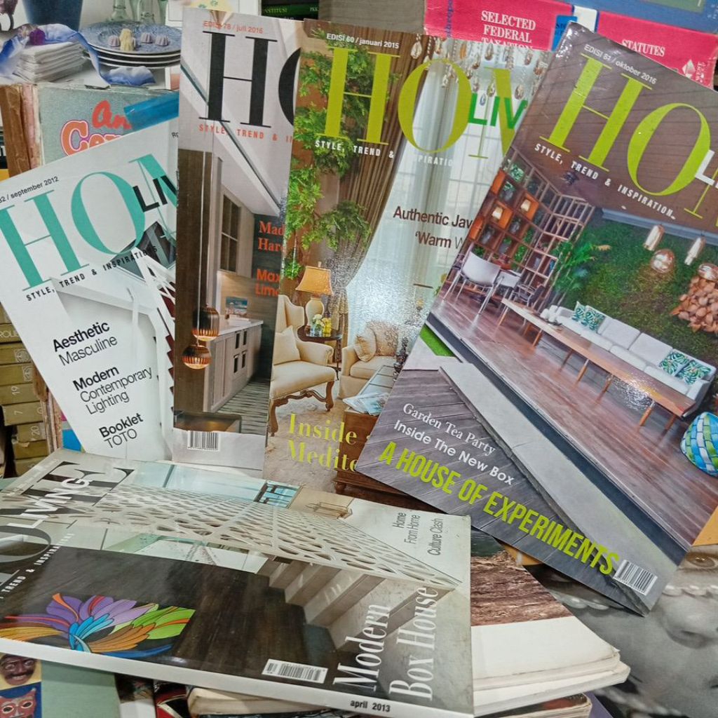 majalah rumah bekas original