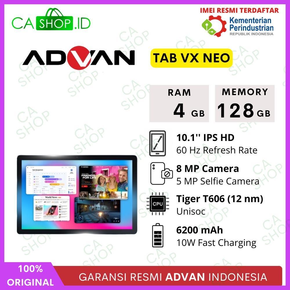 Advan Tab Series | Tab VX Neo 4GB / 128GB | Tab Sketsa3 8/128 | XTAB 4/64 | Tab A10 4/64 | Tab V8 8/