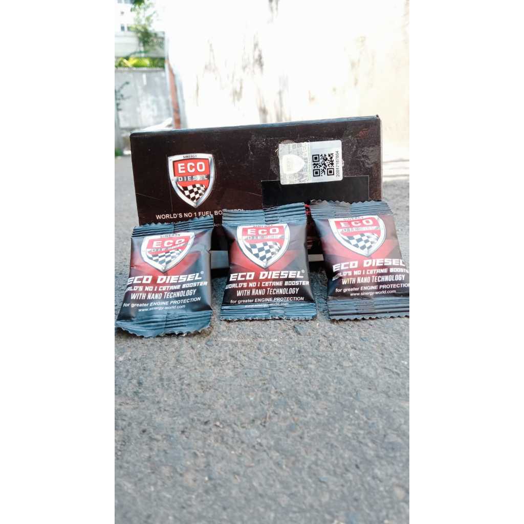 Penghemat Bahan Bakar Solar Eco Racing Diesel 1 Box Isi 10 Sachet