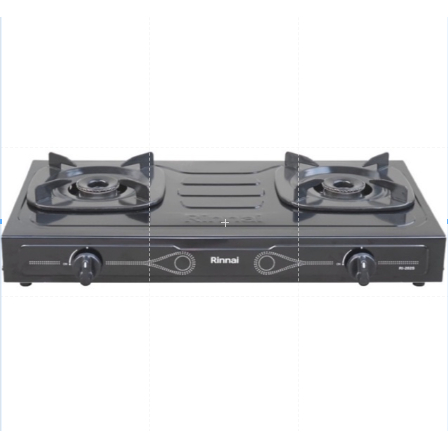 KOMPOR GAS RINNAI RI 202 S KOMPOR GAS RINNAI 2 tungku TEFLON