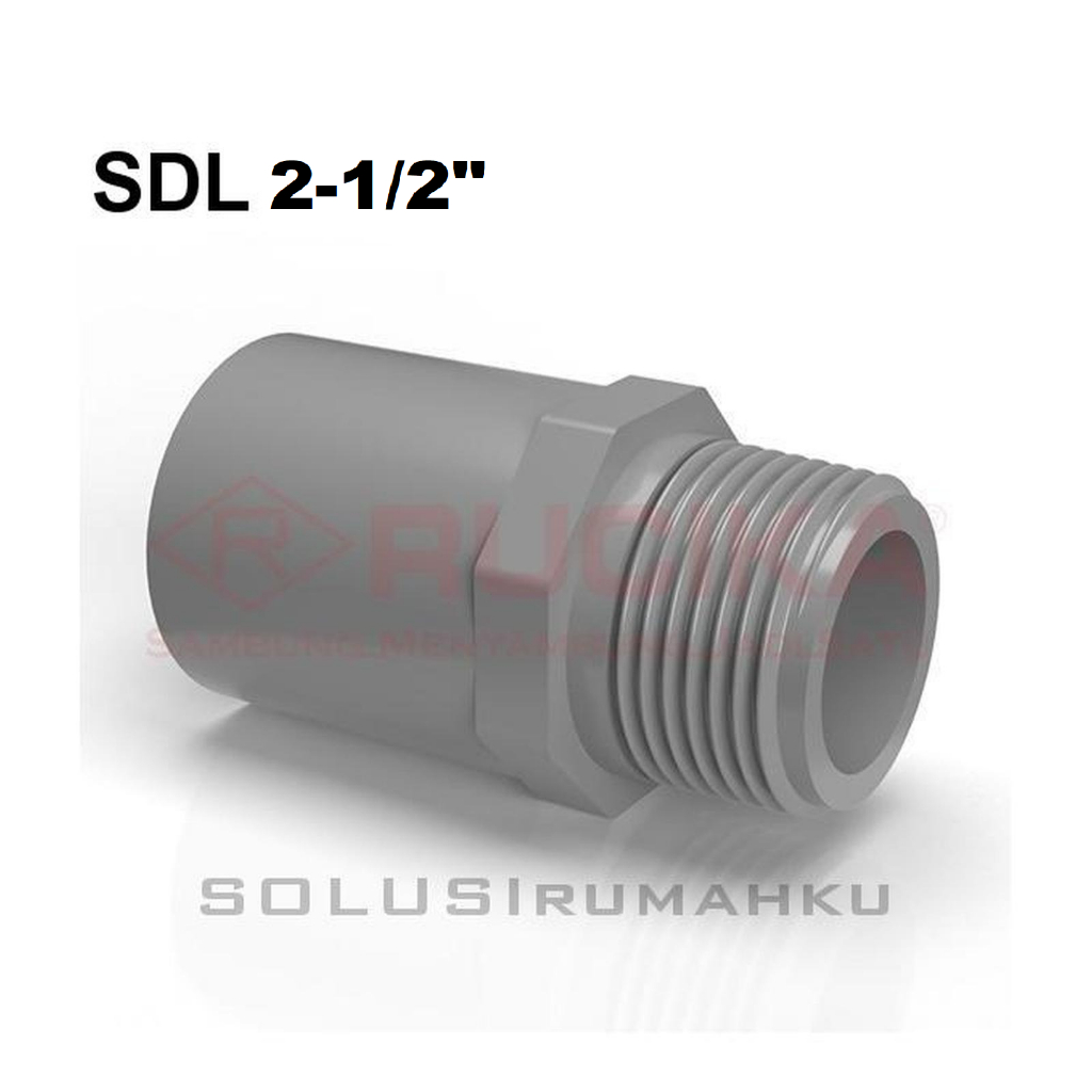 RUCIKA Soket Drat Luar AW 2-1/2" / SDL 2.5 inch 2,5 SDL 2 1/2 / Male Thread Socket