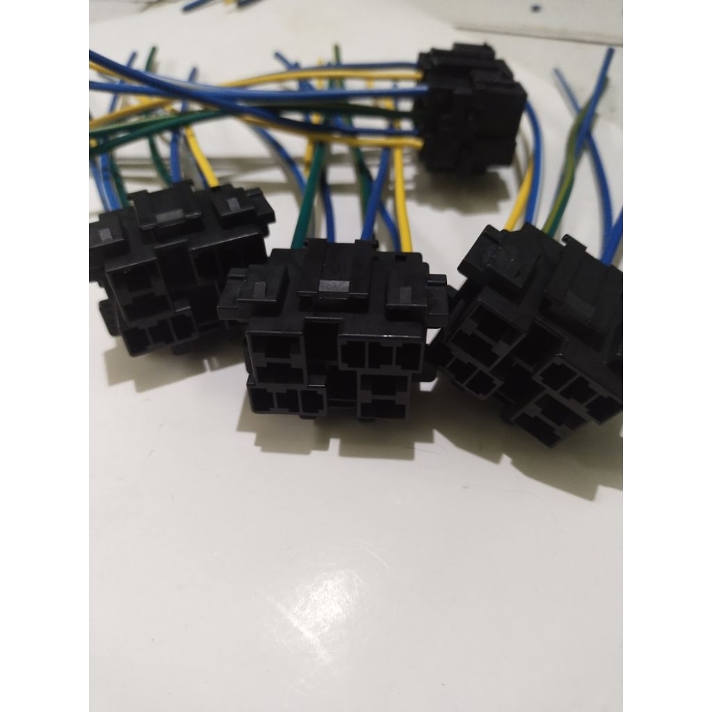 SOKET RELAY DENSO GANDENG 2 KAKI 4 KUALITAS BAGUS