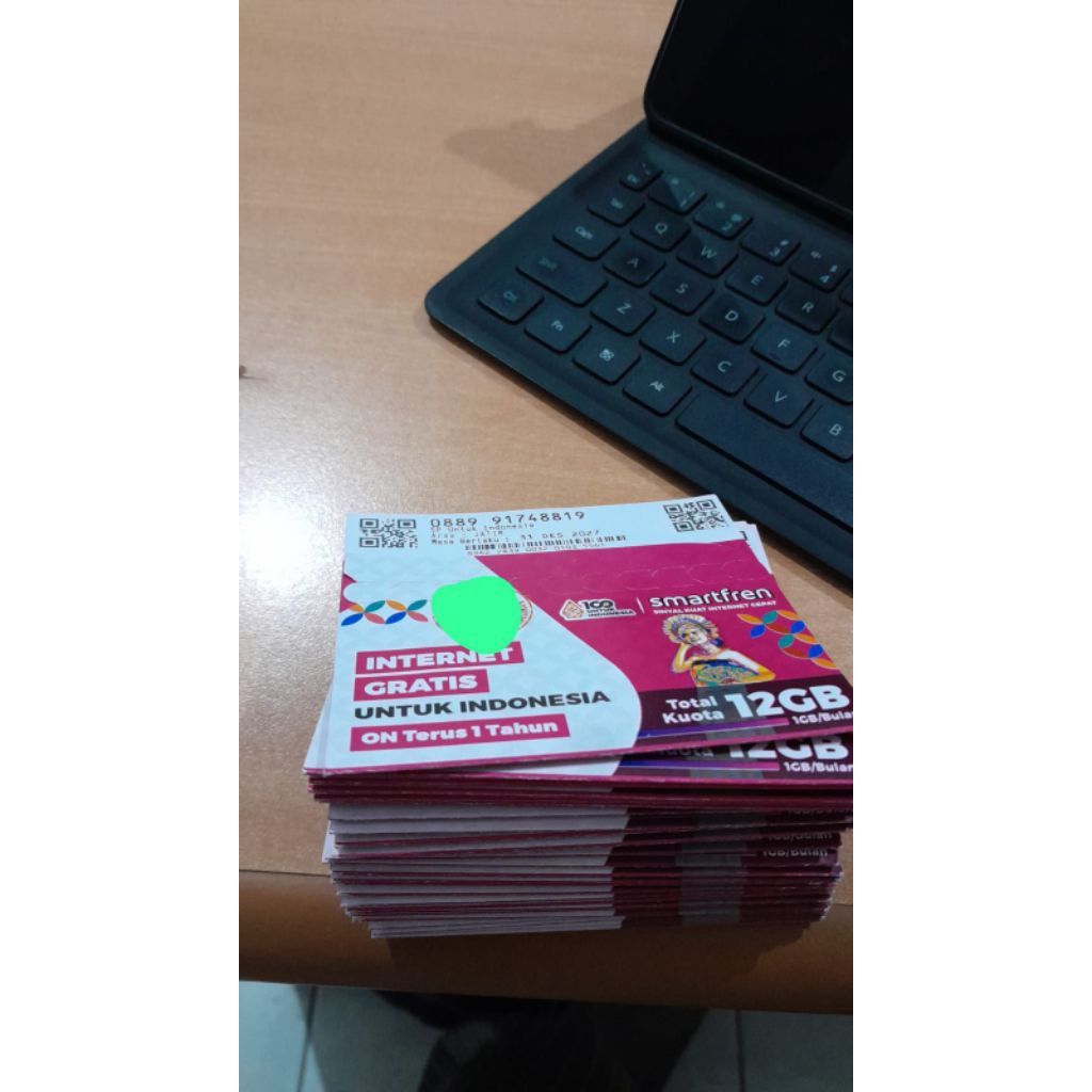 Kartu Perdana Smartfren kuota 12gb on 1 tahun