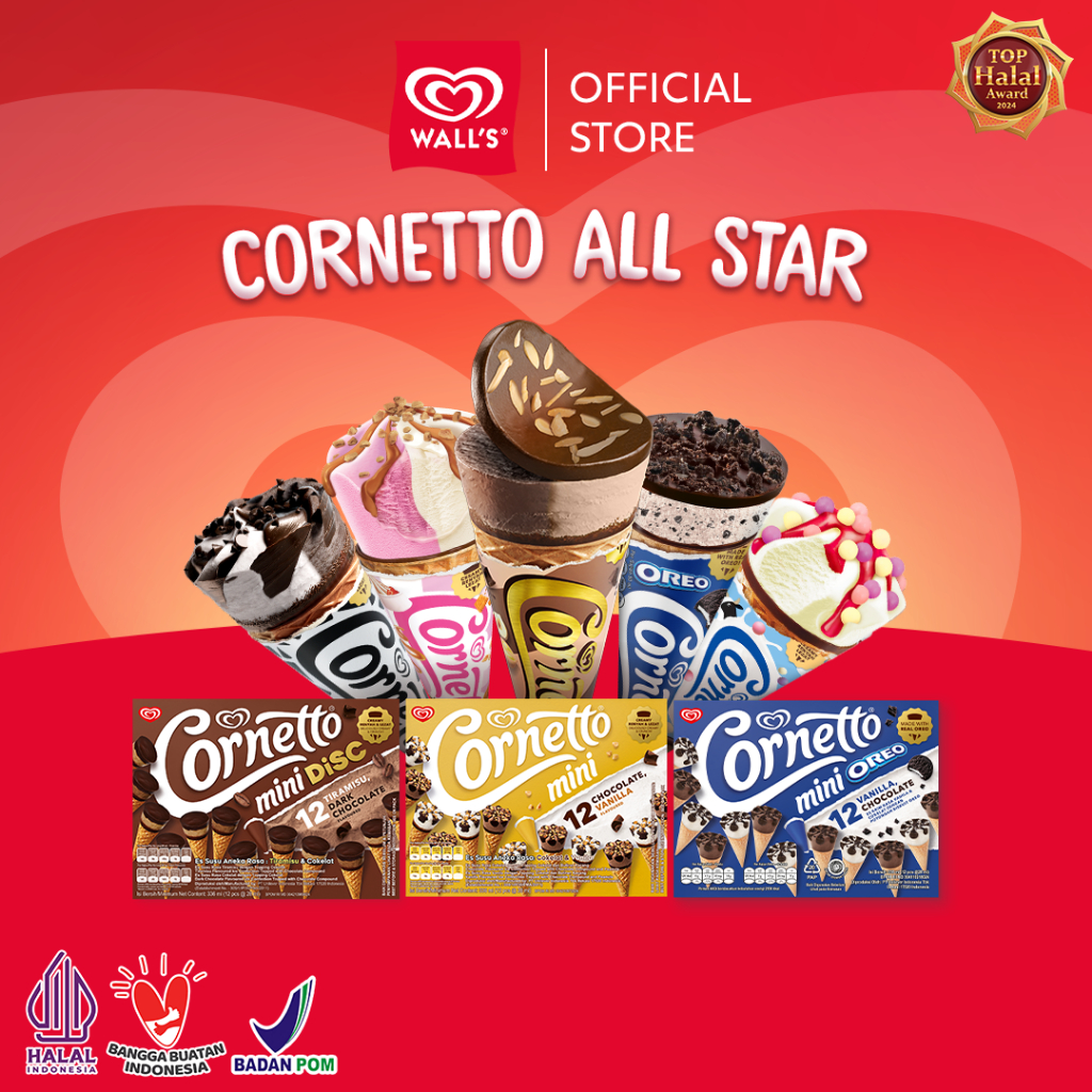 Cornetto All Star - Es Krim / Ice Cream Wall's