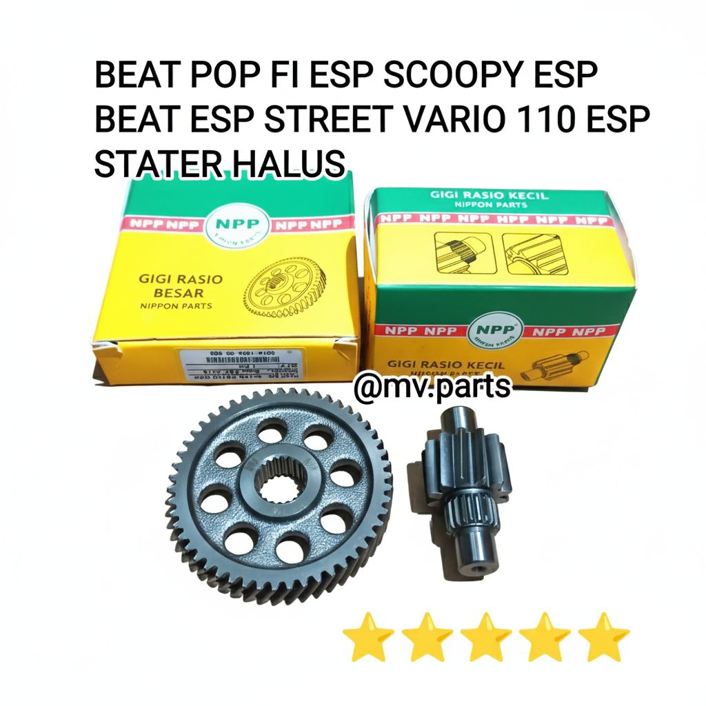 Gigi Rasio Besar Kecil Npp K44 K81 Beat esp Street Beat new esp 2015-2019