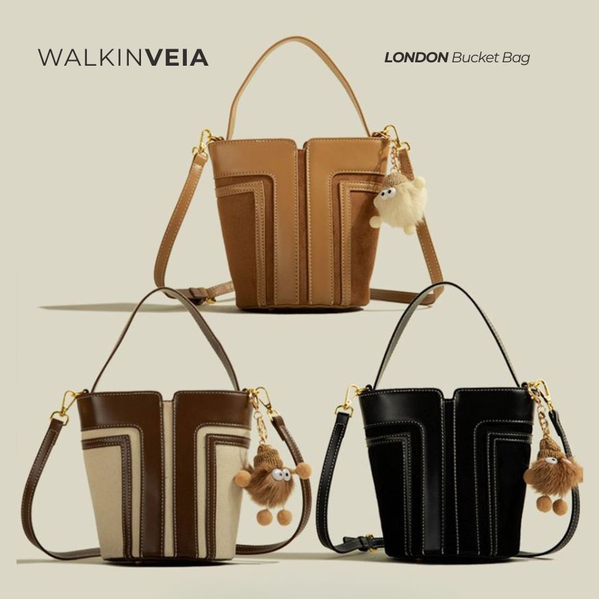 WALKINVEIA — LONDON Bucket Bag [Tas Wanita Tas Bucket]