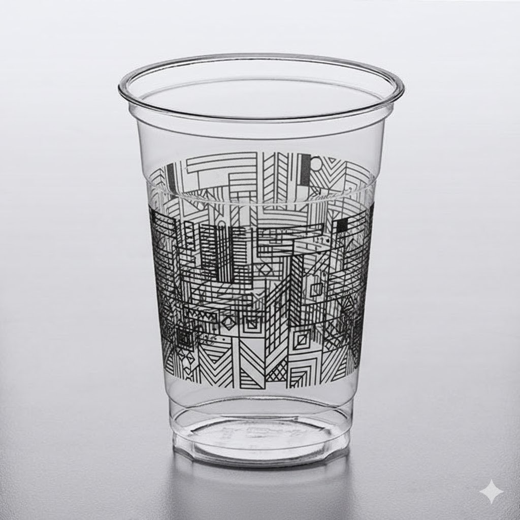 PP CUP 14 OZ PRINTING ( 7 Gram ) - ( Tanpa Tutup )