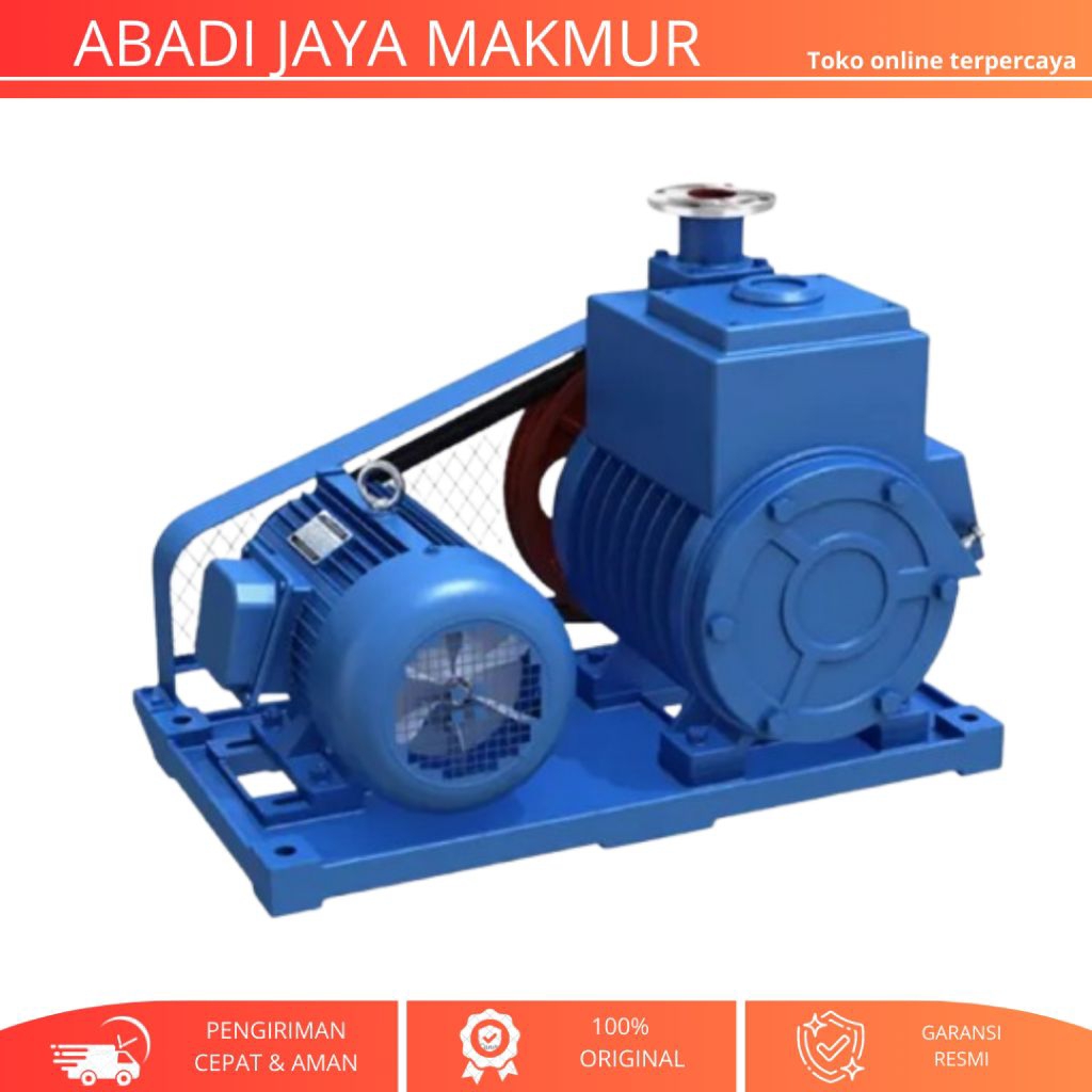 Rotary Vane Vacuum Pump Rotor 2X-15 2,2KW 380V Pompa Vakum Rotary Vane Baling-Baling Putar