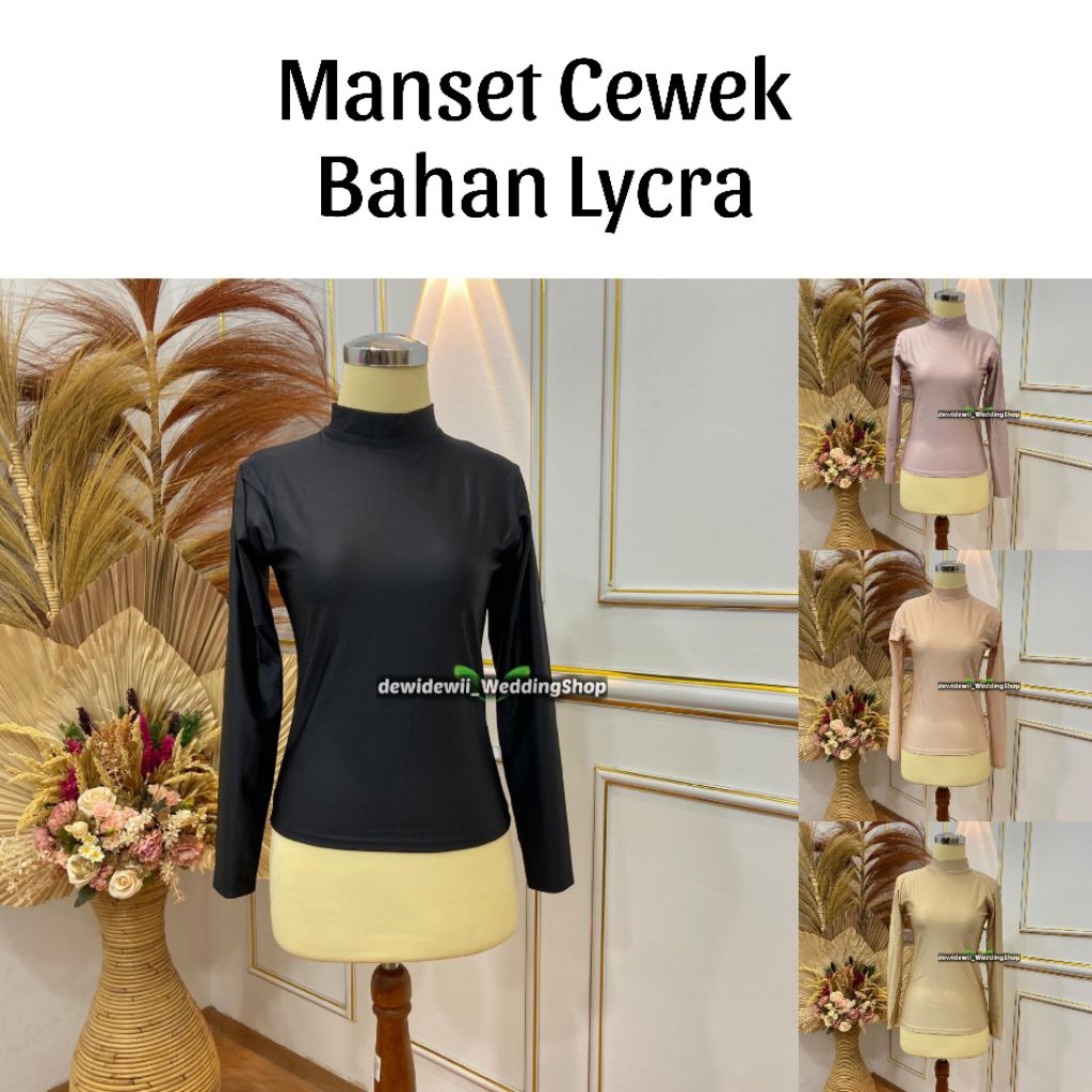 Manset gliter / Manset Lycra/ Manset Pengantin