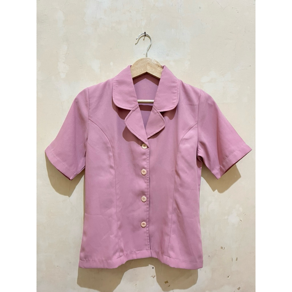 preloved kemeja pink