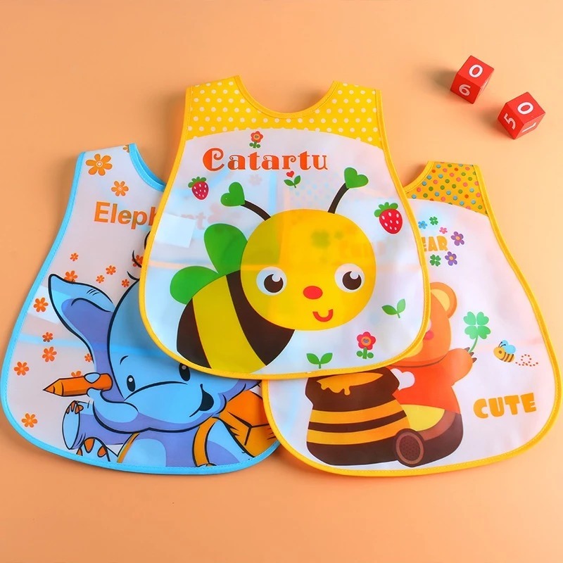 Slabber Bayi Waterproof Celemek Bayi Murah Bib Bayi Import Celemek Bayi Anti Muntah Bib Slabber Hand