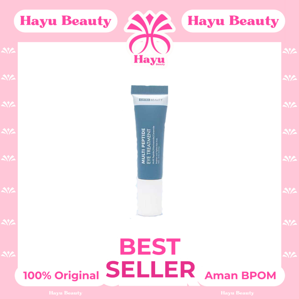 [FLASH SALE] Cleora Multipeptide Eye Treatment - Cream Penghilang Mata Panda Wanita Pria Serum Untuk