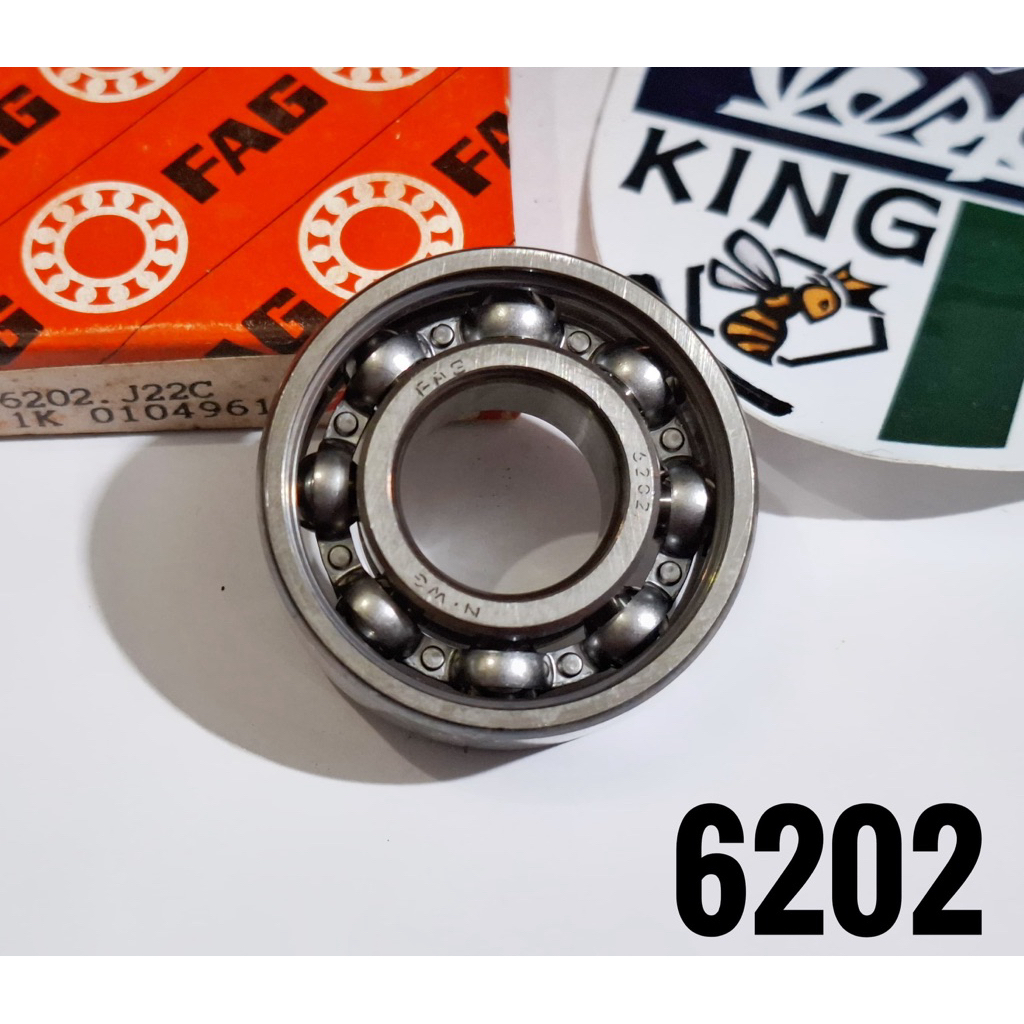 bearing laher 6202 FAG vespa exclusive excel bearing as roda depan fork 2 as besar FAG 6202