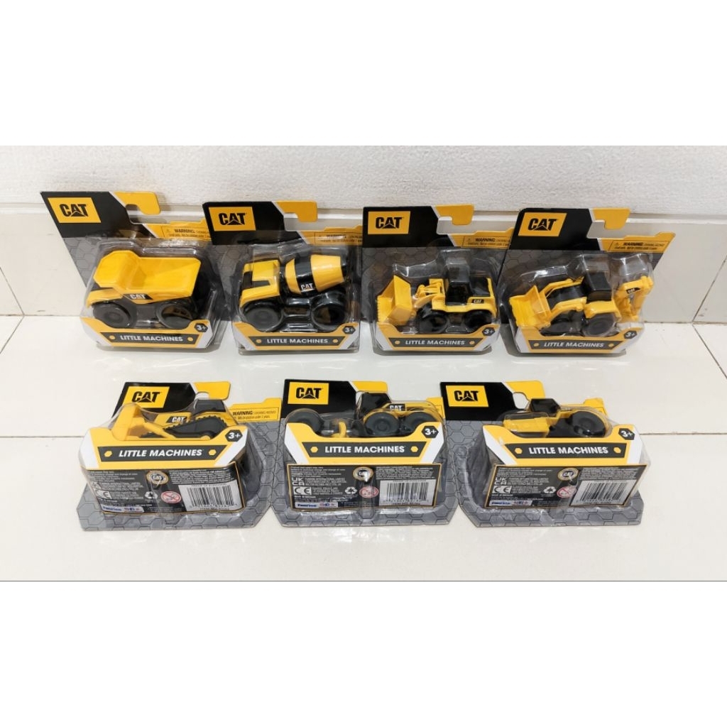 CAT Caterpillar Little Machines Dump Truck, Cement Mixer, Wheel Loader, Backhoe, Buldozer, Grader, R