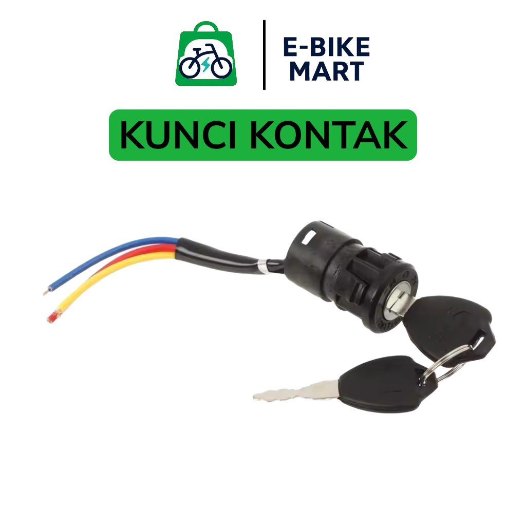 Kunci Kontak Sepeda Listrik Spare Part E-Bike