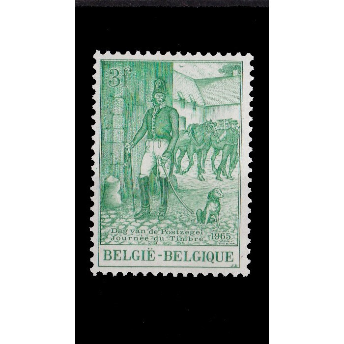 S0179 Prangko Belgia 1965 Day of the stamp Single set 1v Mnh