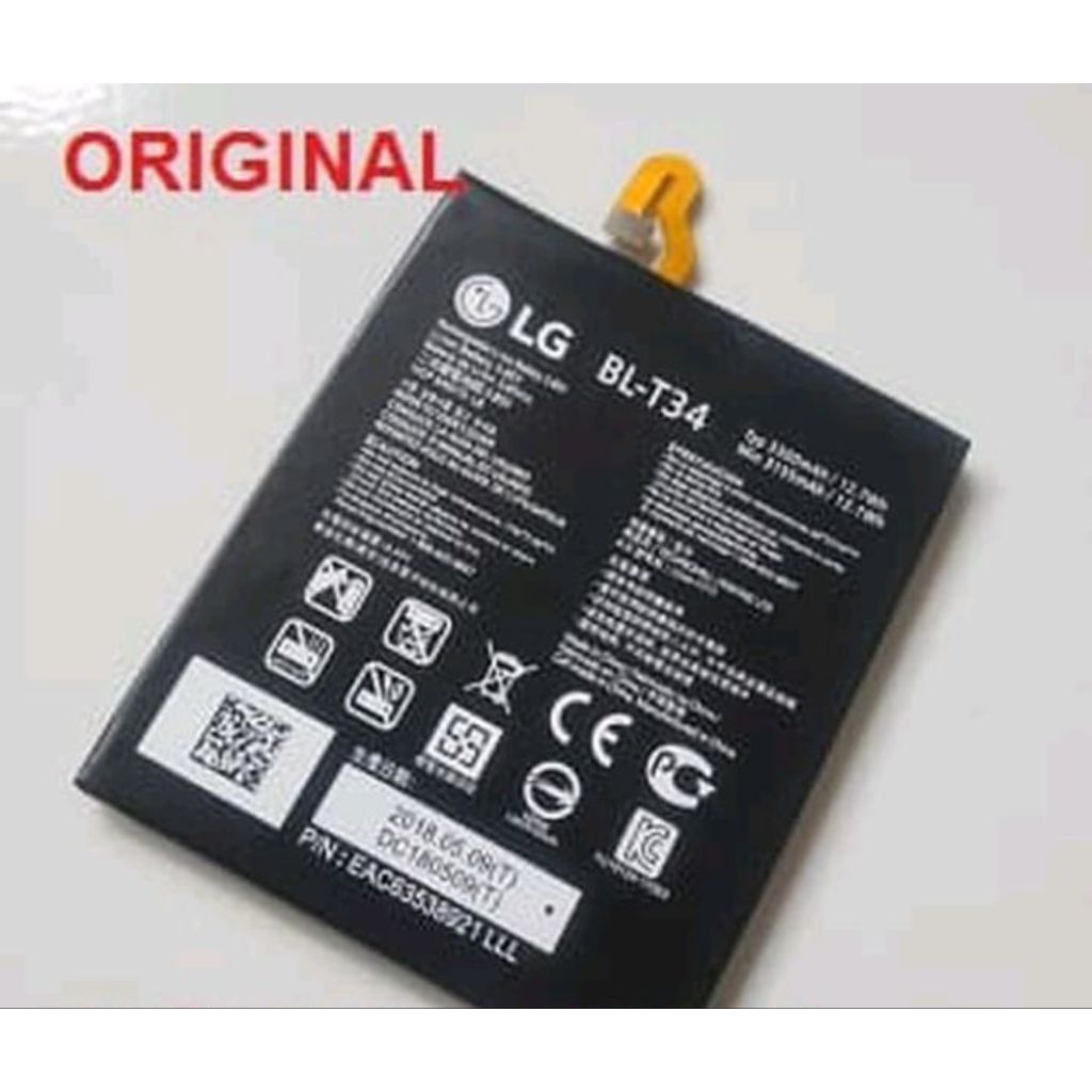 Baterai Batre Battery LG V30 | V30+ BL-T34 Original Batrai BLT34 LG V30 3300Mah Original 100% New