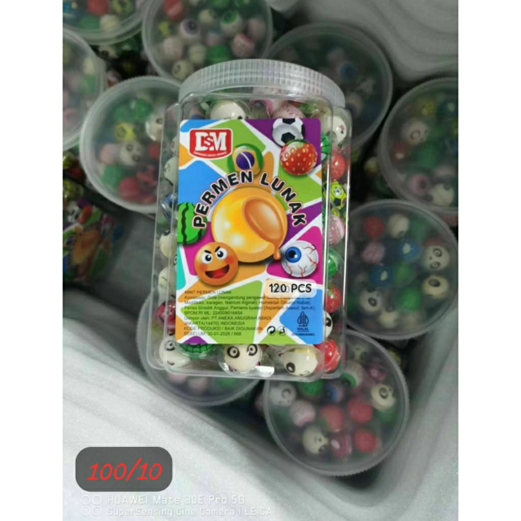 PERMEN VIRAL LUNAK MINI TOPLES 120 PCS