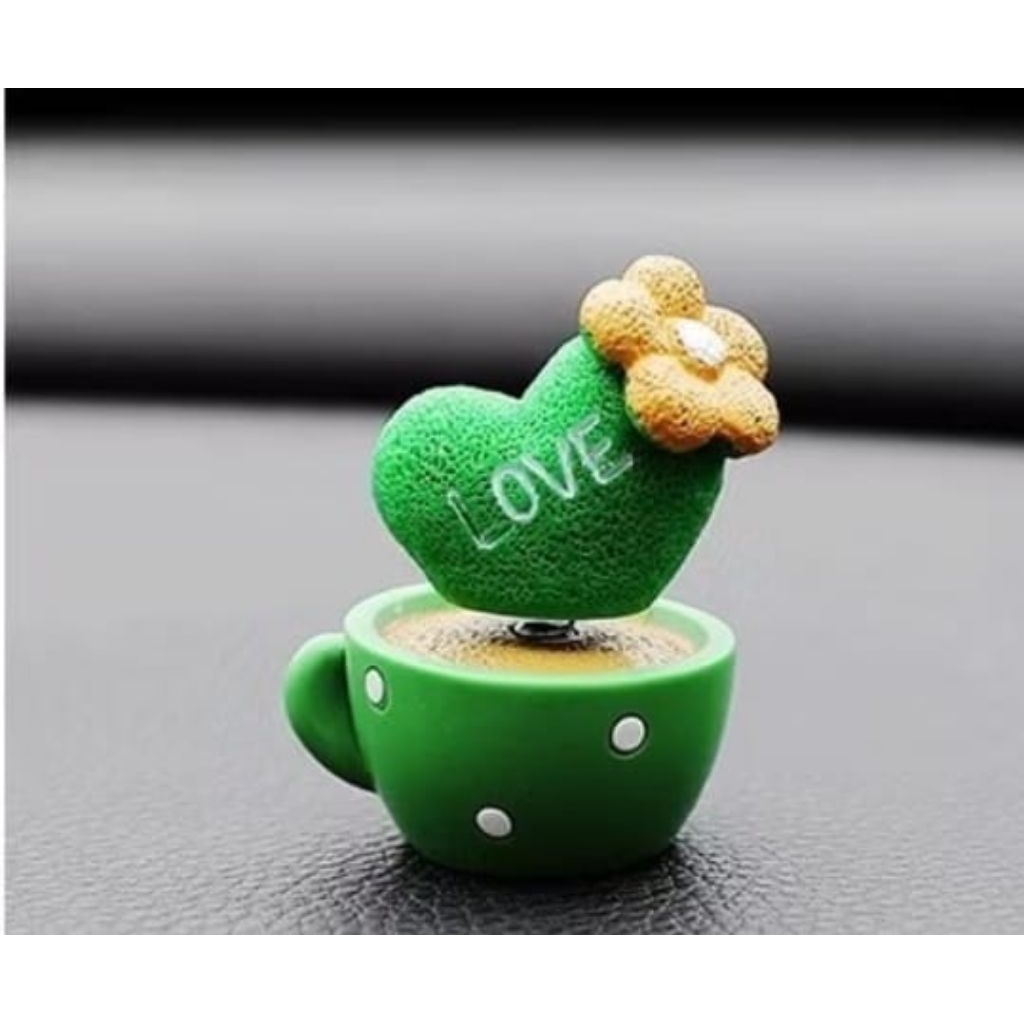 PAJANGAN MOBIL KAKTUS BUNGA POT MINI LUCU HIASAN DASHBOARD MOBIL AKSESORIS MOBIL LUCU