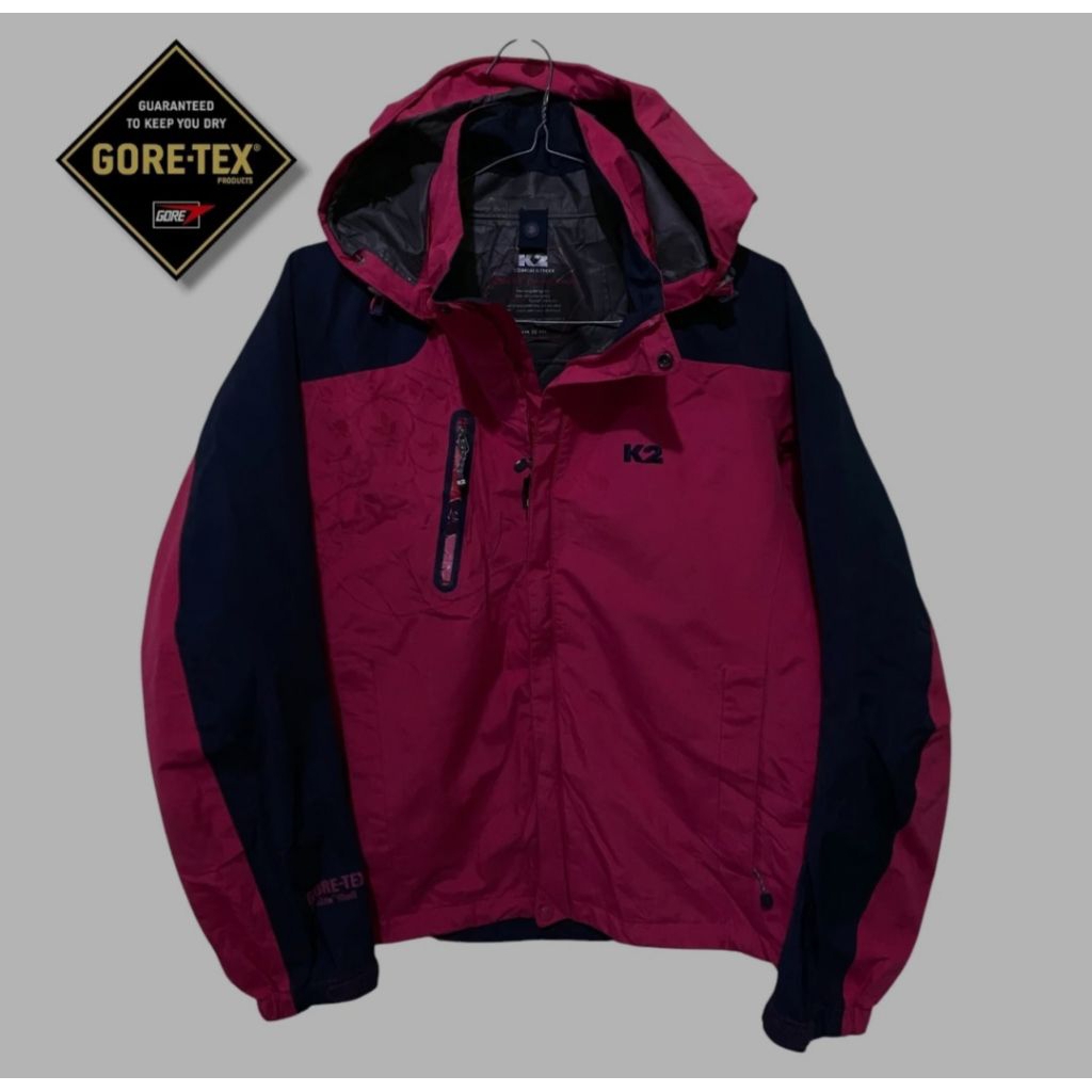 Jaket outdoor K2 goretex gorpcore second like new free jaket
