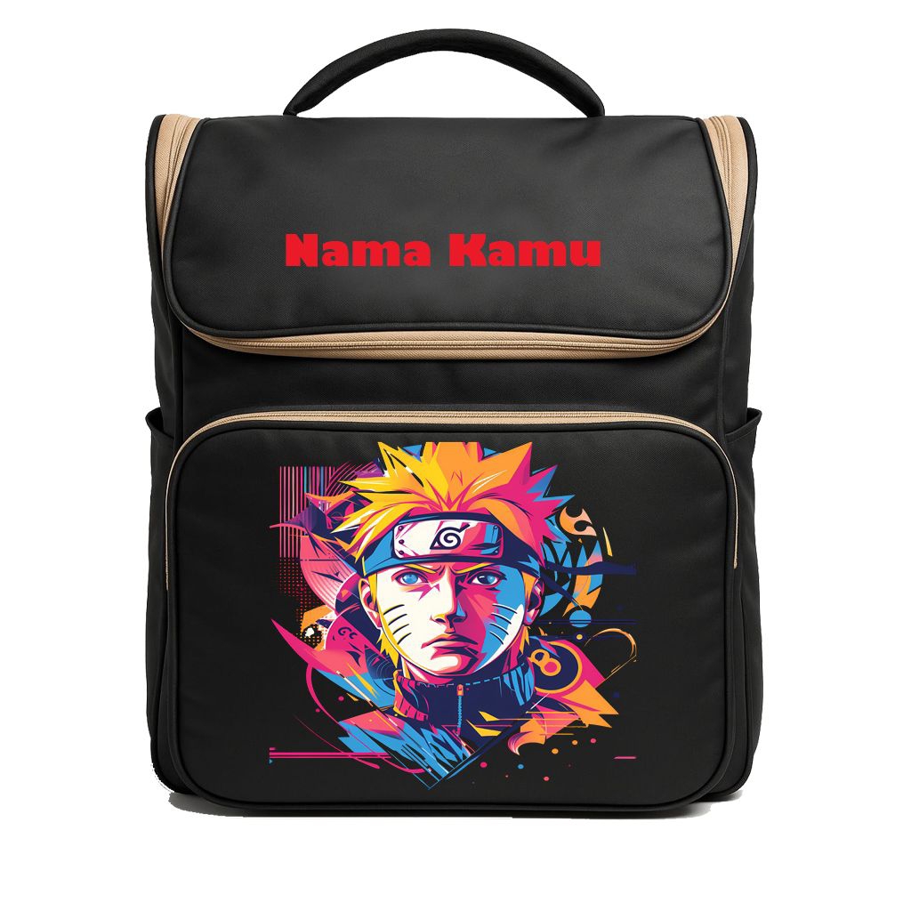 Tas Sekolah Anak Costum Nama Karakter Naruto
