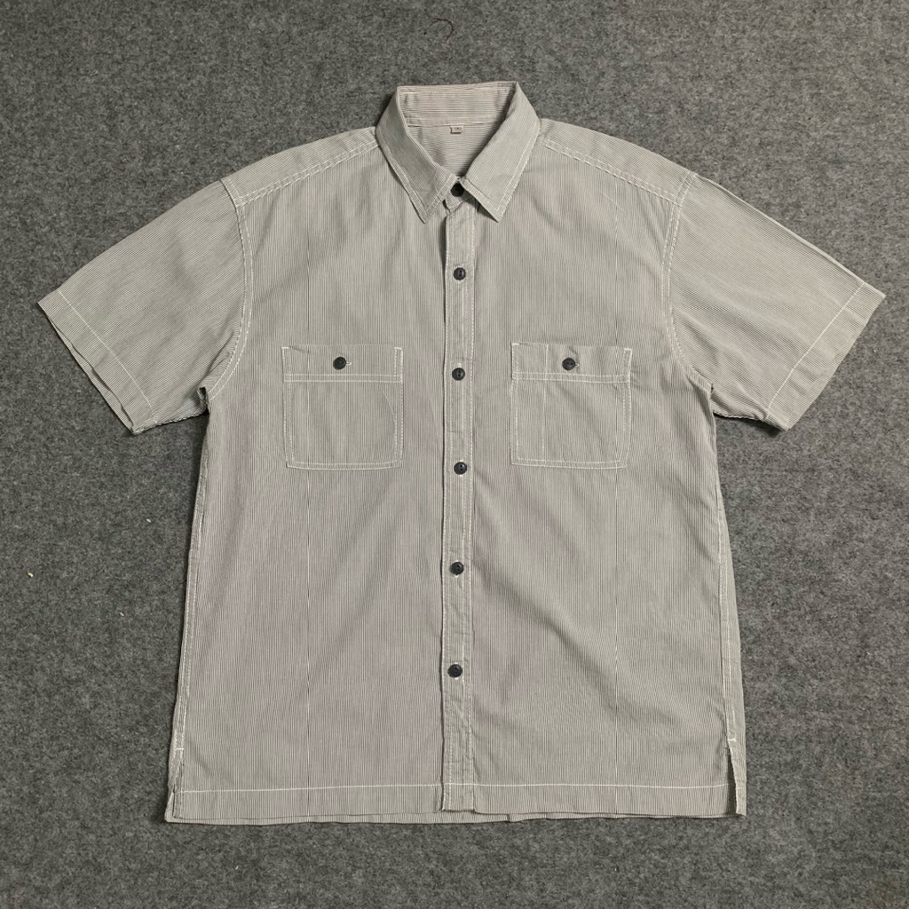 Kemeja Uniqlo Hickory Workshirt