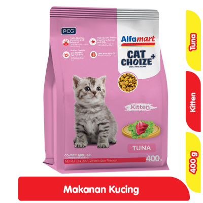 Alfamart Cat Choize Makanan Kucing Kering Kitten Rasa Tuna 400 g