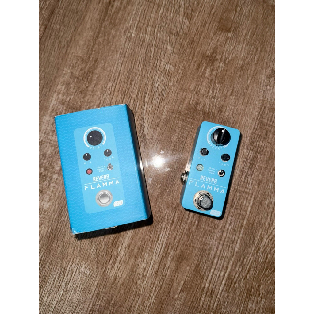 efek gitar flamma pedal reverb
