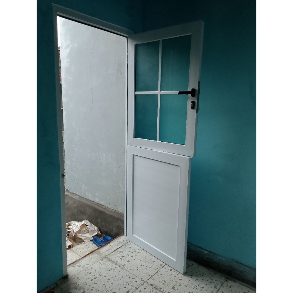 pintu koboi aluminium,full set.free baut fisher