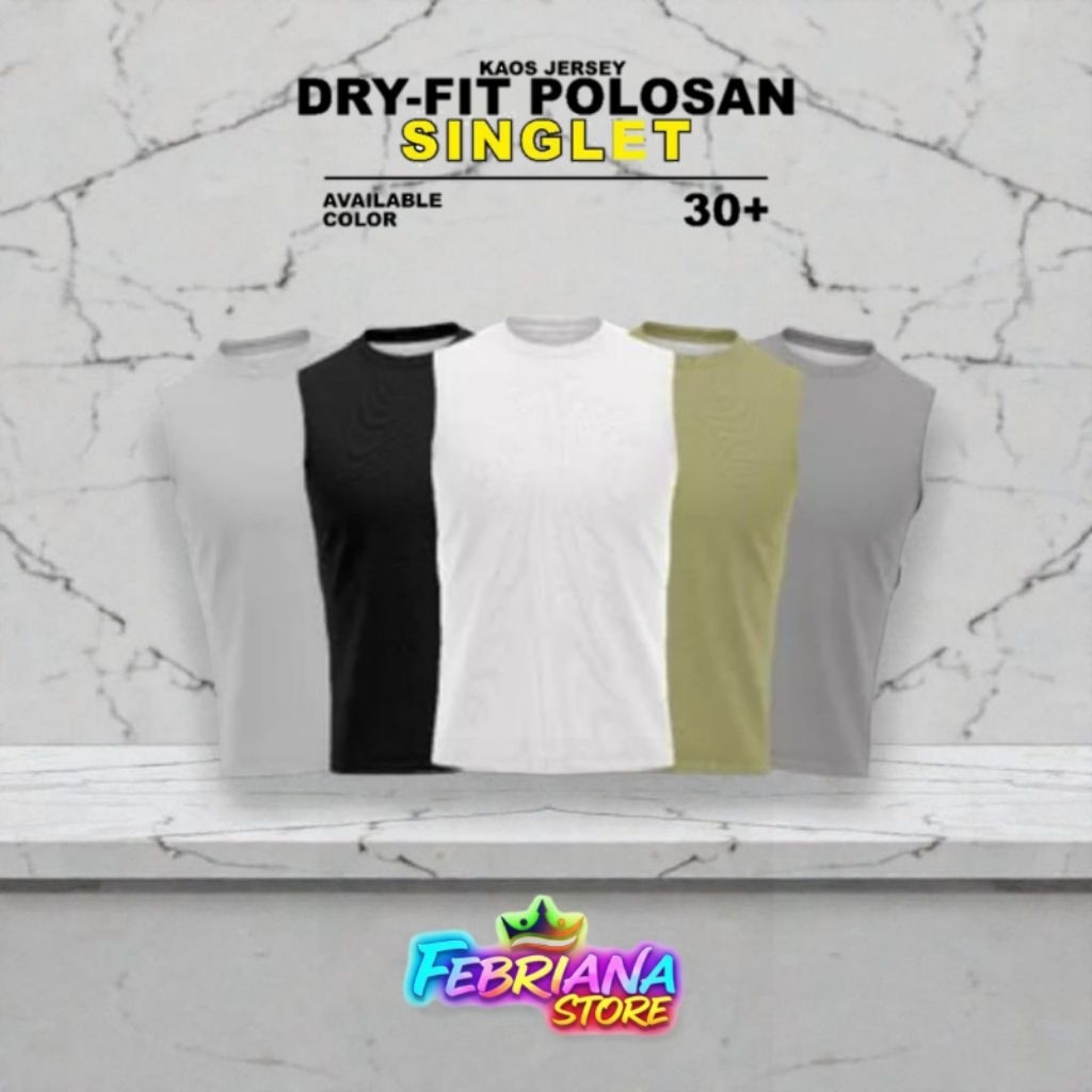 BAJU KAOS LEKBONG DRYFIT POLOSAN OLAHRAGA PRIA